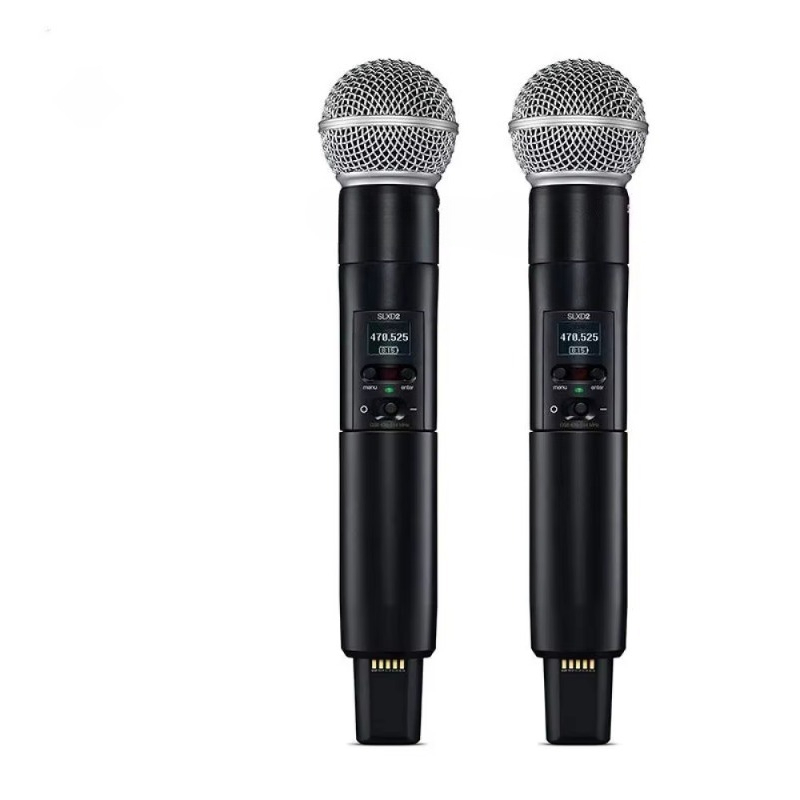 Uhf Wireless Microphone System Dual Channel - SLXD4D dual-channel UHF wireless microphone system