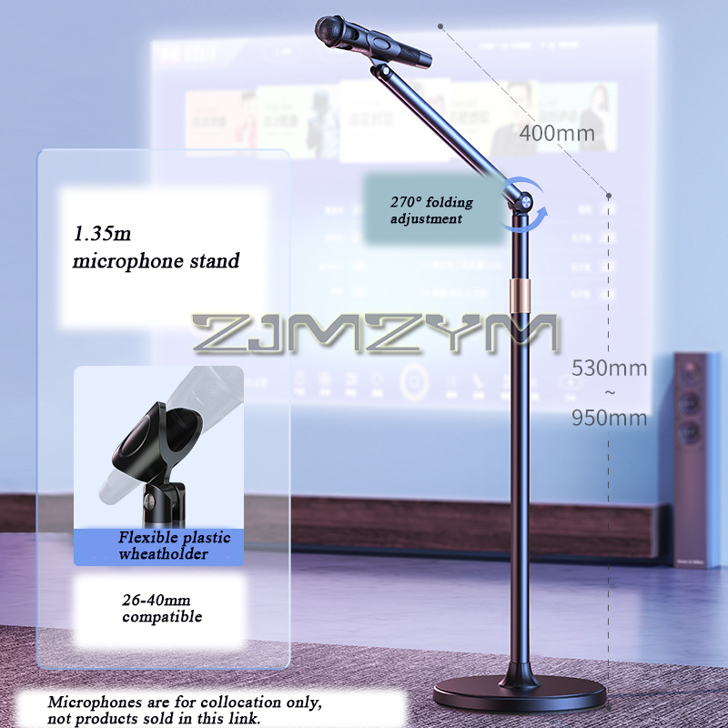 Microphone Stand Boom Arm Floor - Microphone Stand Floor Live Broadcast Microphone