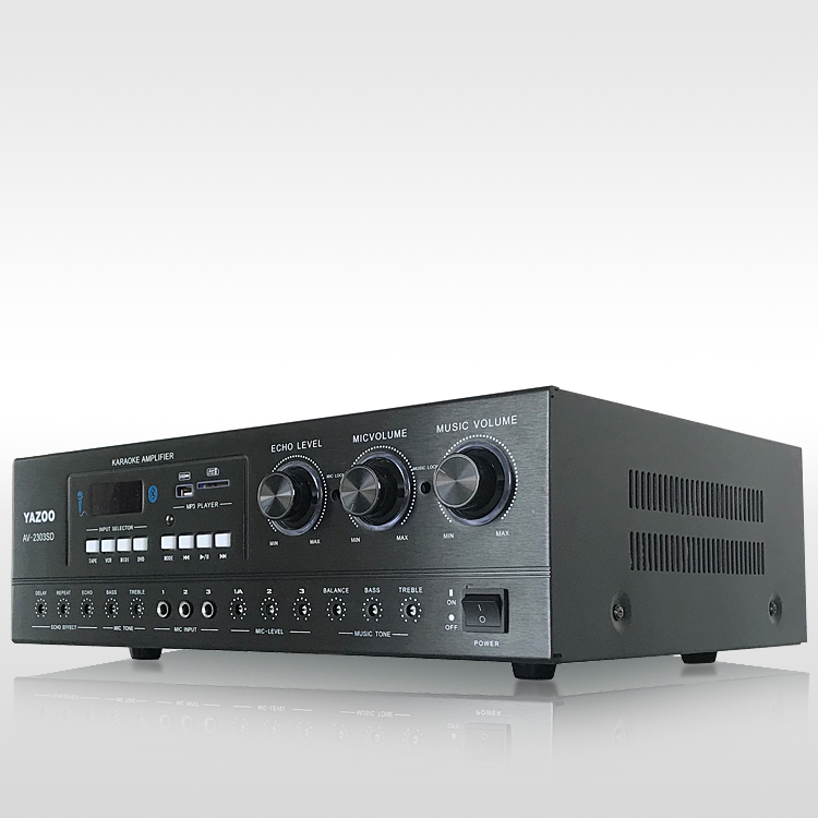 Karaoke Amplifier Mixer Bluetooth - OEM AV-2303SD 150WX2 Karaoke Mixer Amplifier