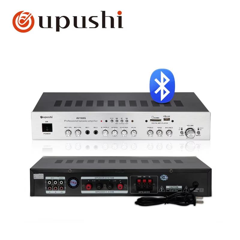 Karaoke Amplifier Mixer Bluetooth - Oupushi 5 channel karaoke amplifier 160W