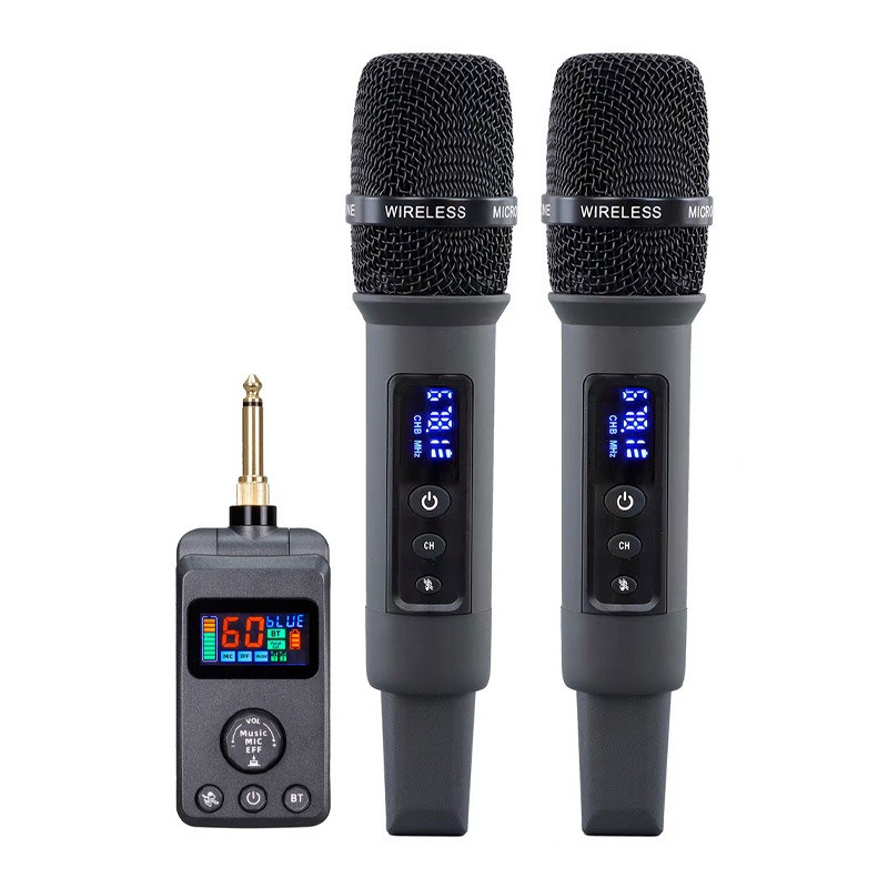 Bluetooth Karaoke Microphone Handheld - Wireless Bluetooth Microphone with DSP Anti-Howling