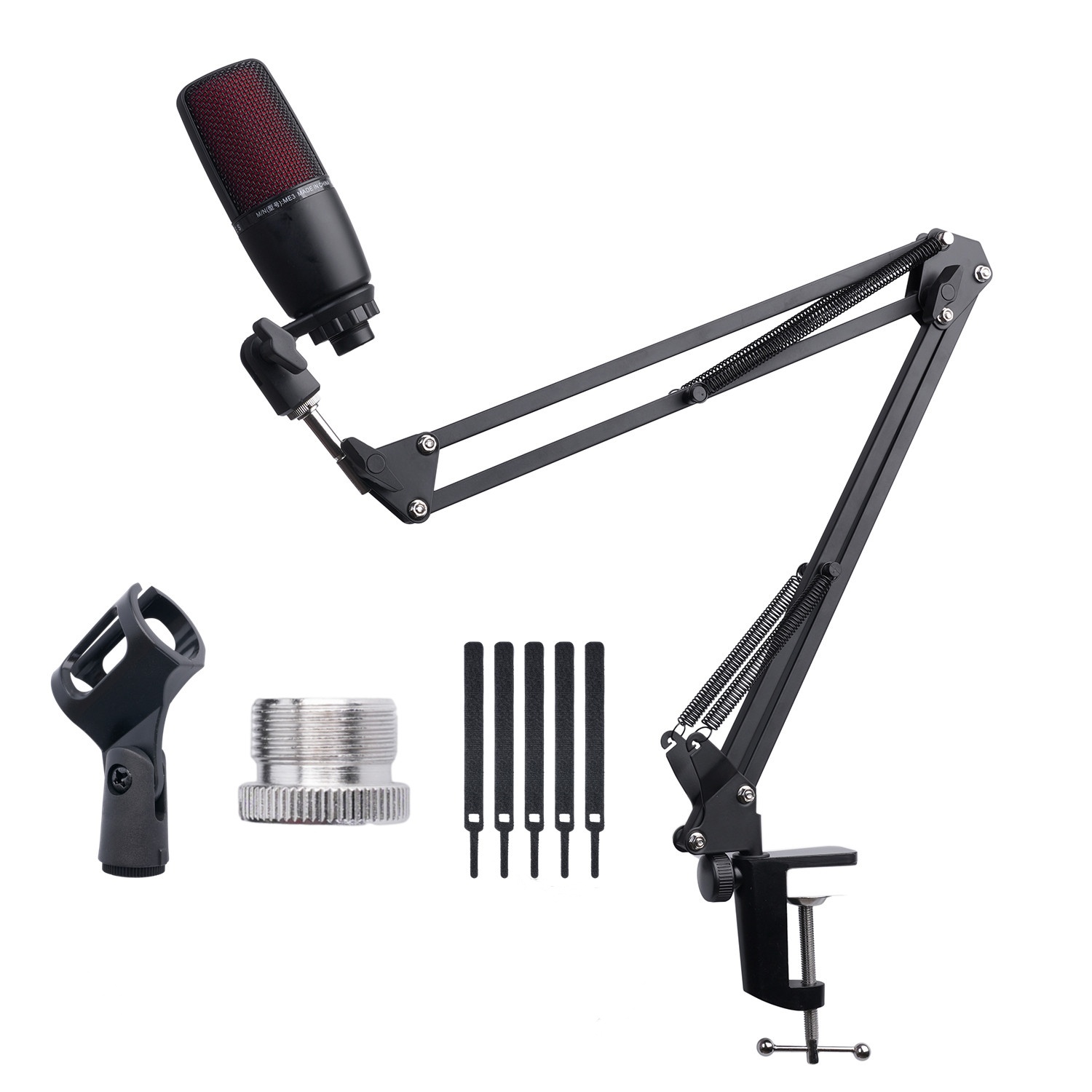 Microphone Shock Mount Universal - Extendable Recording Microphone Holder Suspension Boom