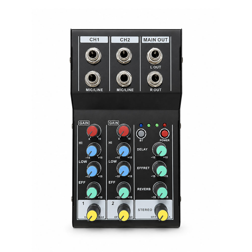 2 Channel Bluetooth Audio Mixe - Karaoke Audio Mixer Echo Delay review and price