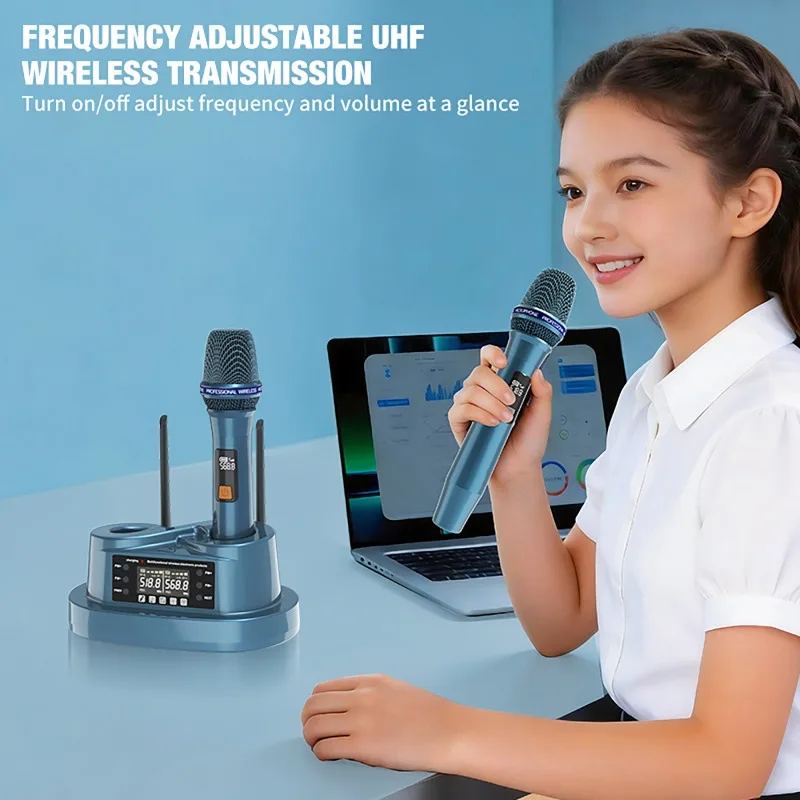 Wireless Microphone Kit With C - Bluetooth Karaoke Microphone Handheld review and price
