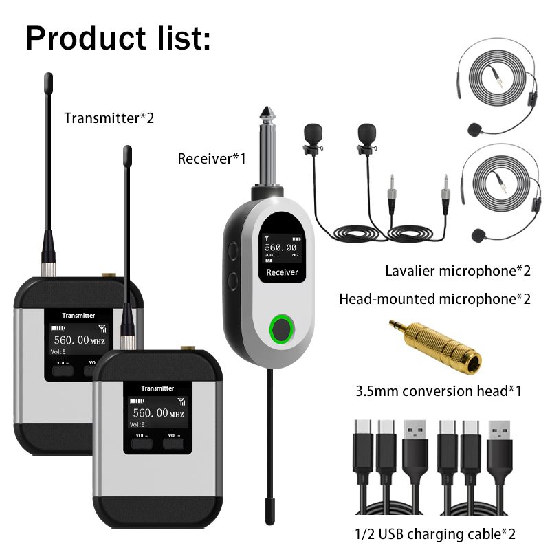 UHF Dual Wireless Microphone S - Wireless Lavalier Microphone Dual Receiver review and price