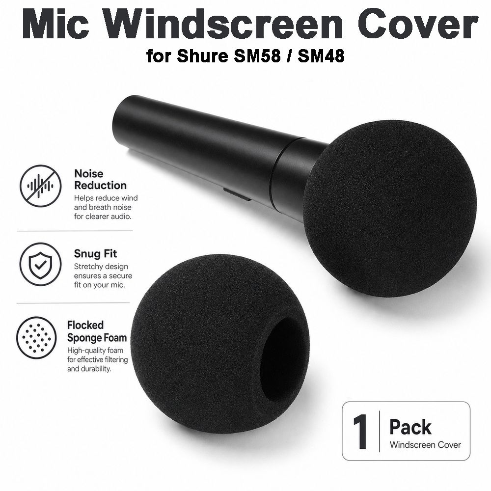 Replacement Mic Windscreen Cov - Microphone Pop Filter Foam Windscreen review and price