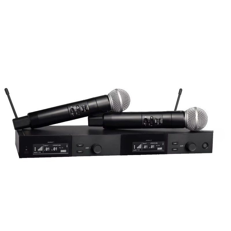 SLXD4D dual-channel UHF wirele - Uhf Wireless Microphone System Dual Channel review and price