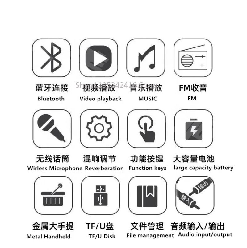 20W Portable Karaoke Machine w - Karaoke Machine Portable With 2 Mic review and price