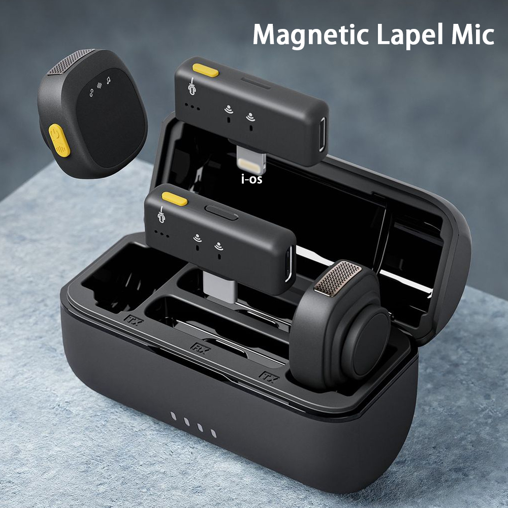 Magnetic Snap Wireless Lavalie - Wireless Lavalier Microphone Dual Receiver review and price