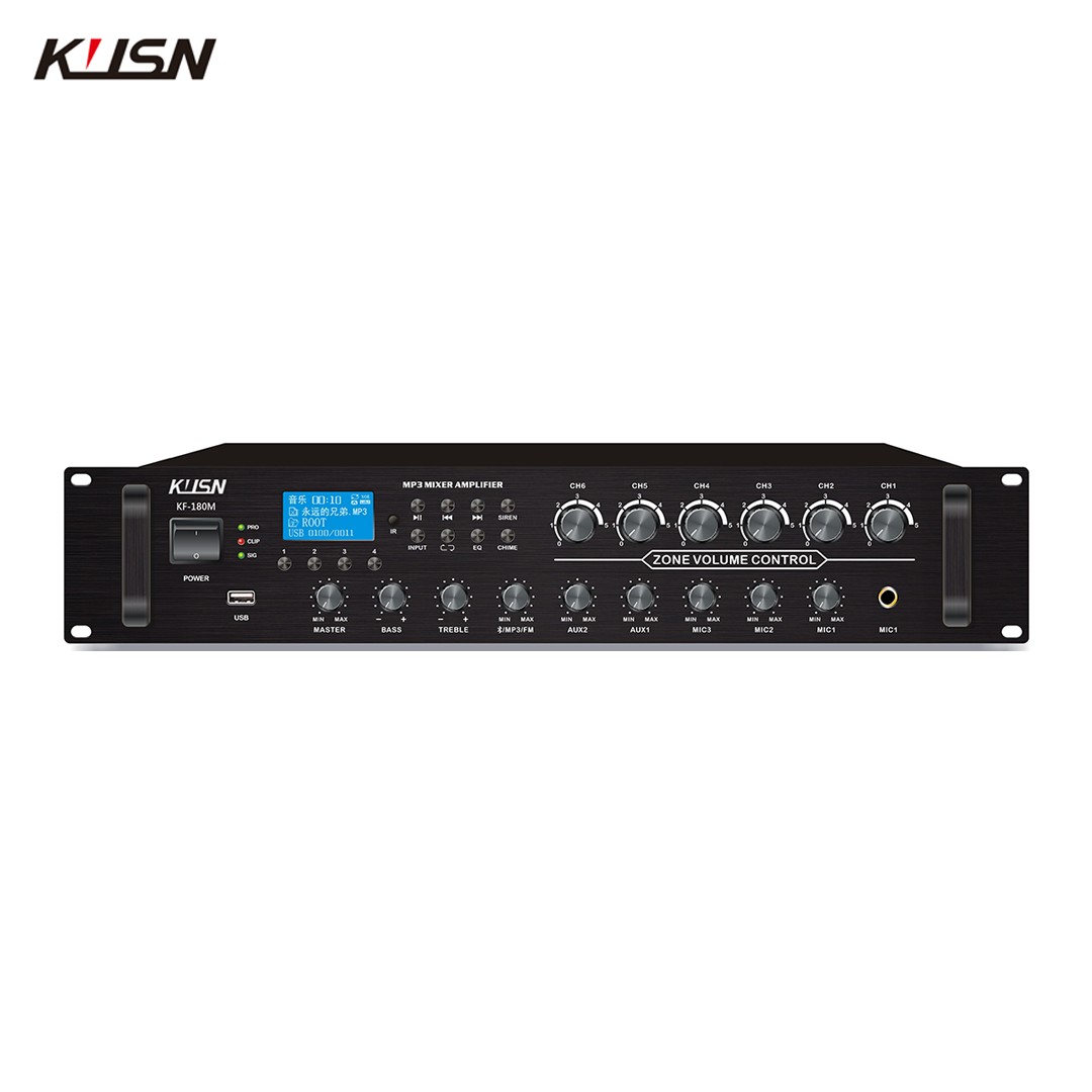 6 Zone 180W 100V Powered Ampli - Karaoke Amplifier Mixer Bluetooth review and price
