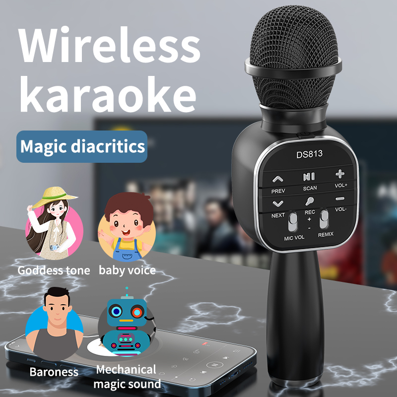 DS813 Wireless Bluetooth Karao - Bluetooth Karaoke Microphone Handheld review and price