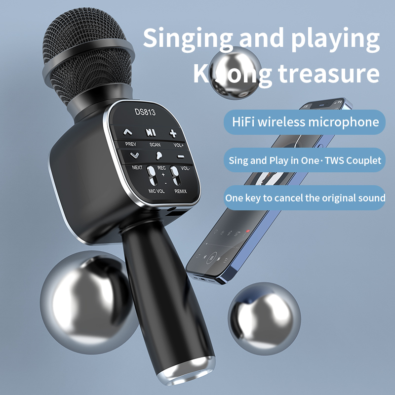 DS813 Wireless Bluetooth Karao - Bluetooth Karaoke Microphone Handheld review and price