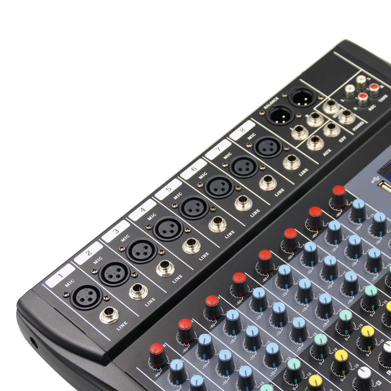 8 Channel Audio Mixer 48V Phan - Karaoke Amplifier Mixer Bluetooth review and price