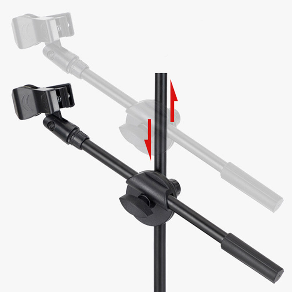 2Pcs Universal Adjustable Hori - Microphone Stand Boom Arm Floor review and price