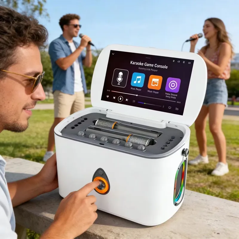 Portable Bluetooth Speaker wit - Karaoke Machine Portable With 2 Mic review and price
