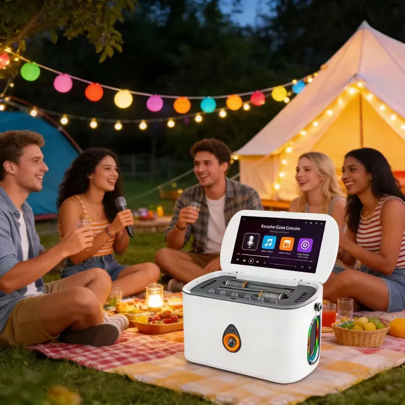Portable Bluetooth Speaker wit - Karaoke Machine Portable With 2 Mic review and price