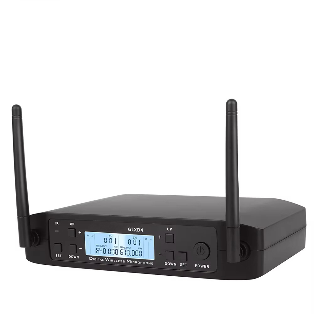 GLXD4 Professional Wireless Mi - Wireless Lavalier Microphone Dual Receiver review and price