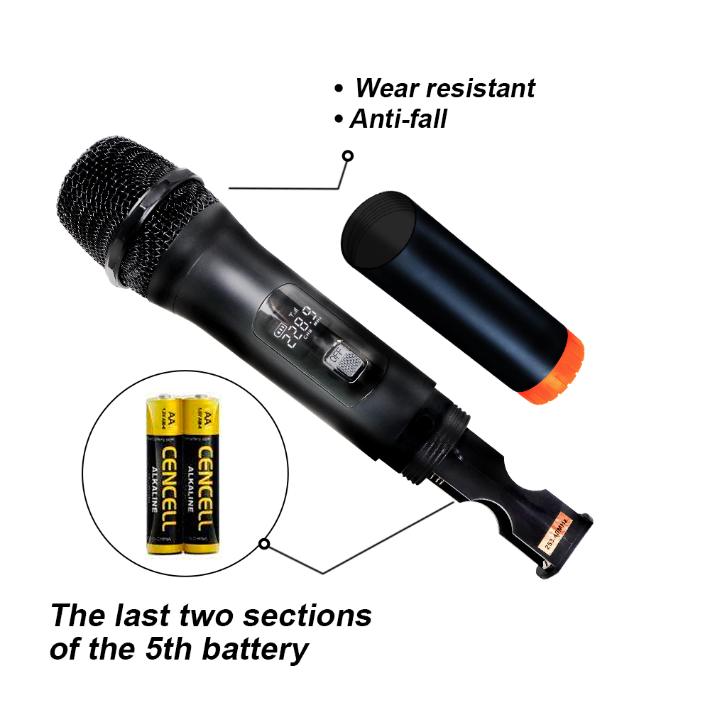 Microphone G-MARK X110V Wirele - Rechargeable Wireless Mic Lithium Battery review and price