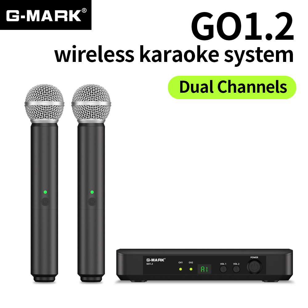 Wireless Microphone G-MARK UHF - Rechargeable Wireless Mic Lithium Battery review and price