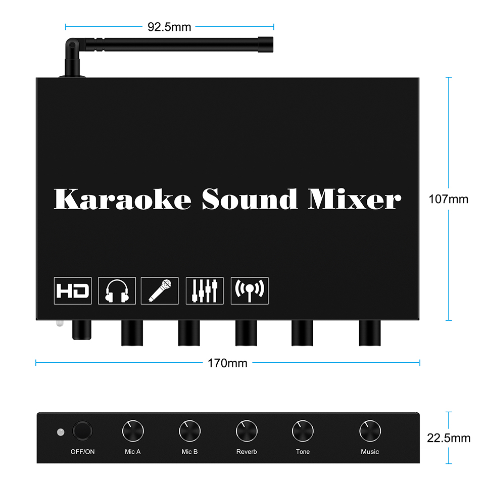 HDMI Karaoke Player Mixer Home - Karaoke Amplifier Mixer Bluetooth review and price