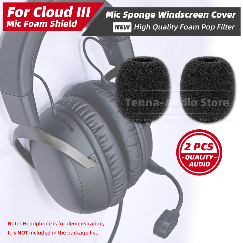 2PCS Headset Microphone Windsc - Microphone Pop Filter Foam Windscreen review and price