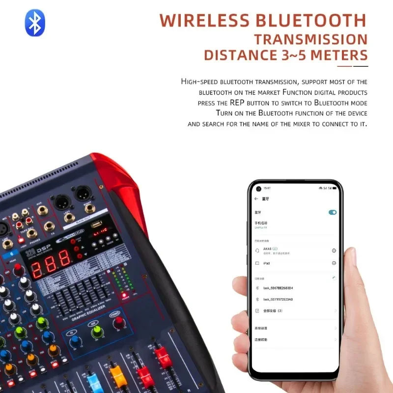 LXR12 12-Channel Bluetooth Dig - Karaoke Amplifier Mixer Bluetooth review and price