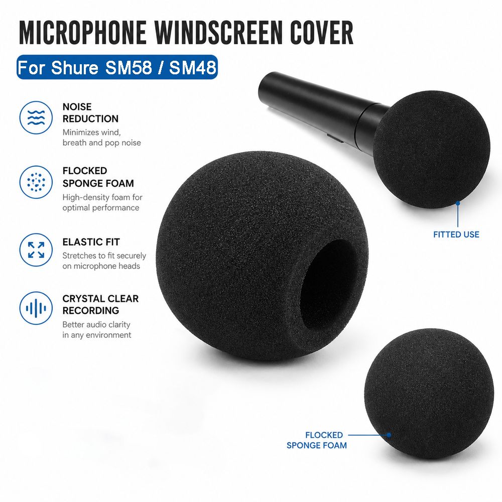 Replacement Mic Windscreen Cov - Microphone Pop Filter Foam Windscreen review and price