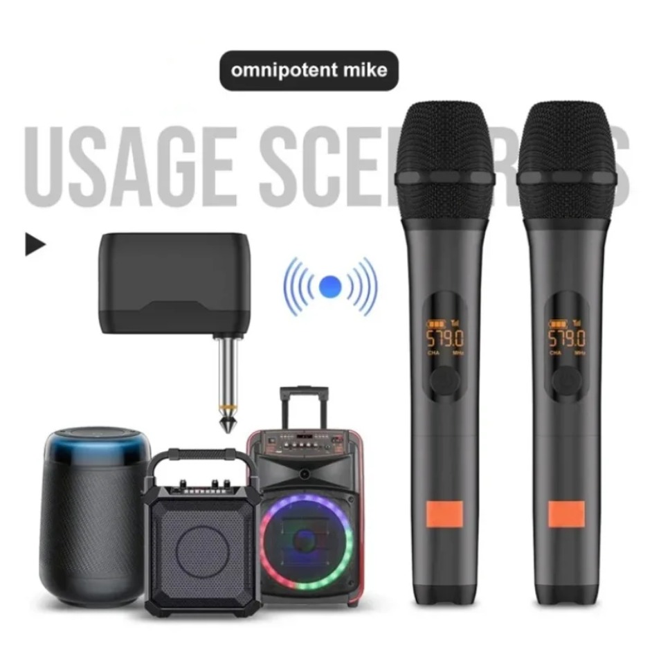 Party Box UHF Dual Channel Wir - Uhf Wireless Microphone System Dual Channel review and price