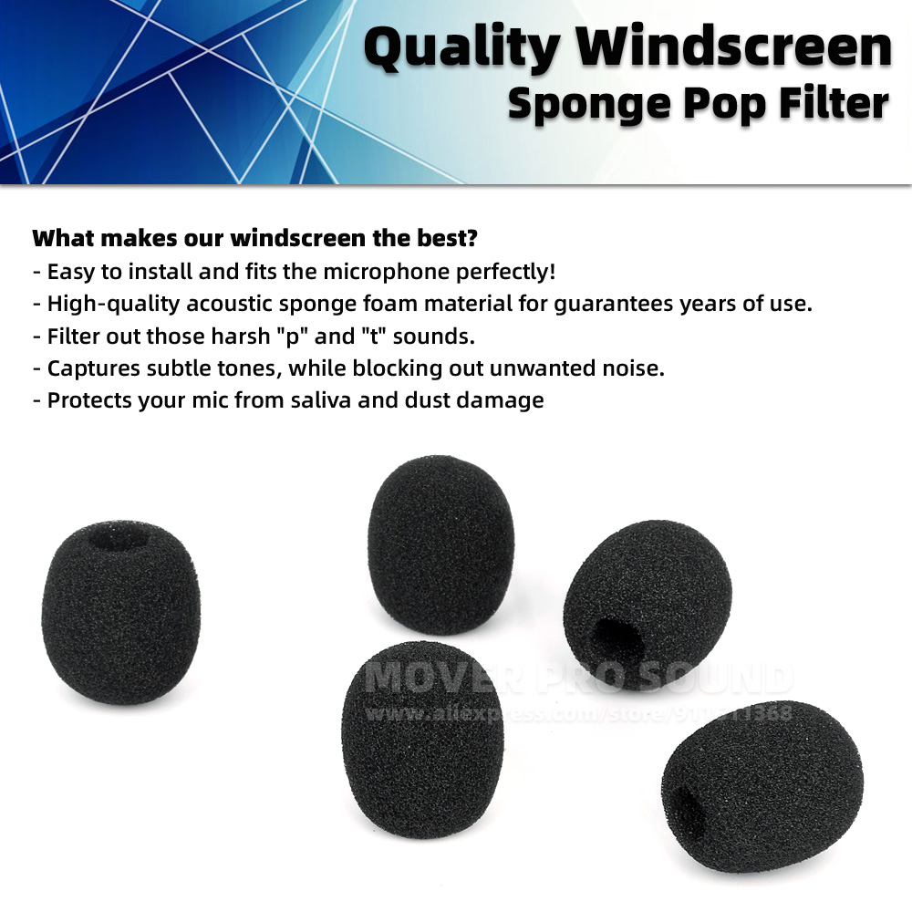 Compatible With Shure PGA31 SM - Microphone Pop Filter Foam Windscreen review and price