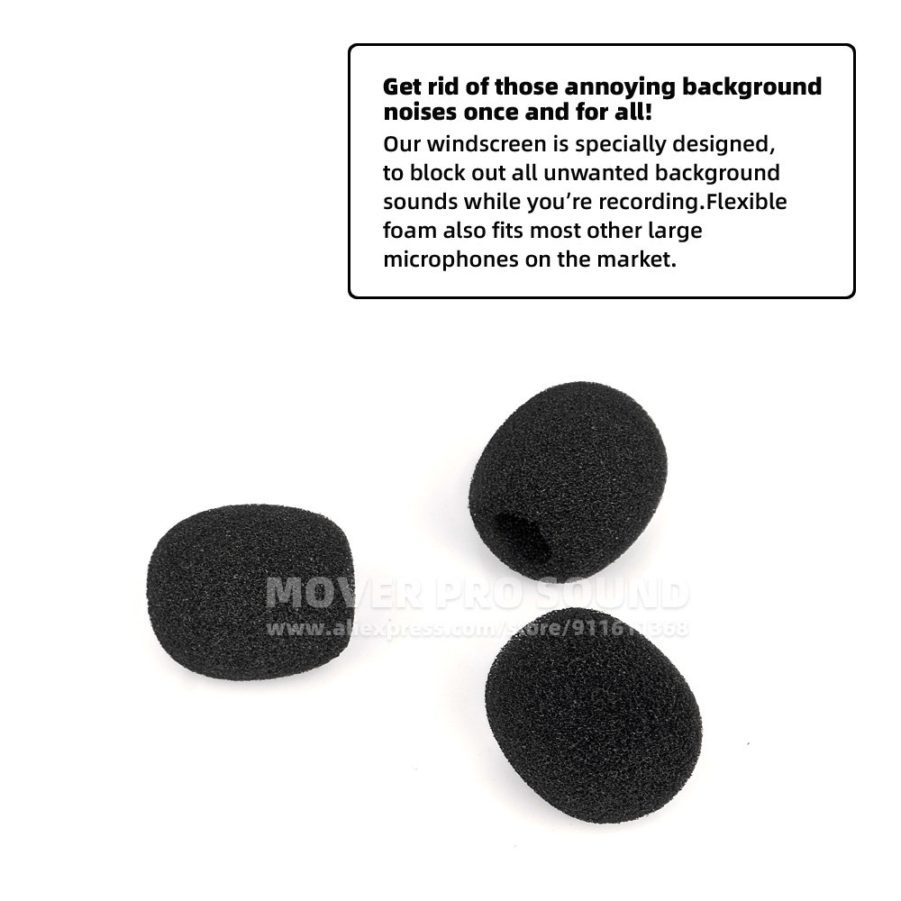 Compatible With Shure PGA31 SM - Microphone Pop Filter Foam Windscreen review and price