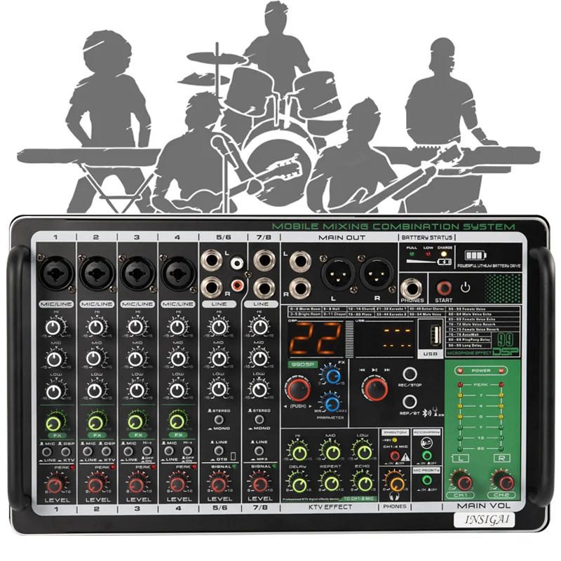 Rechargeable 18000mA Battery 8 - Karaoke Amplifier Mixer Bluetooth review and price