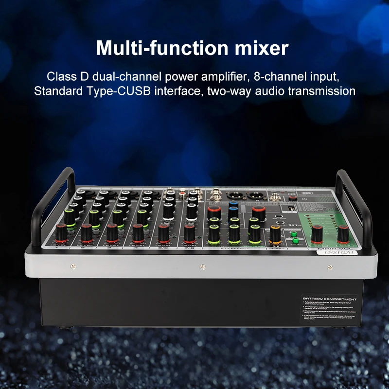 Rechargeable 18000mA Battery 8 - Karaoke Amplifier Mixer Bluetooth review and price