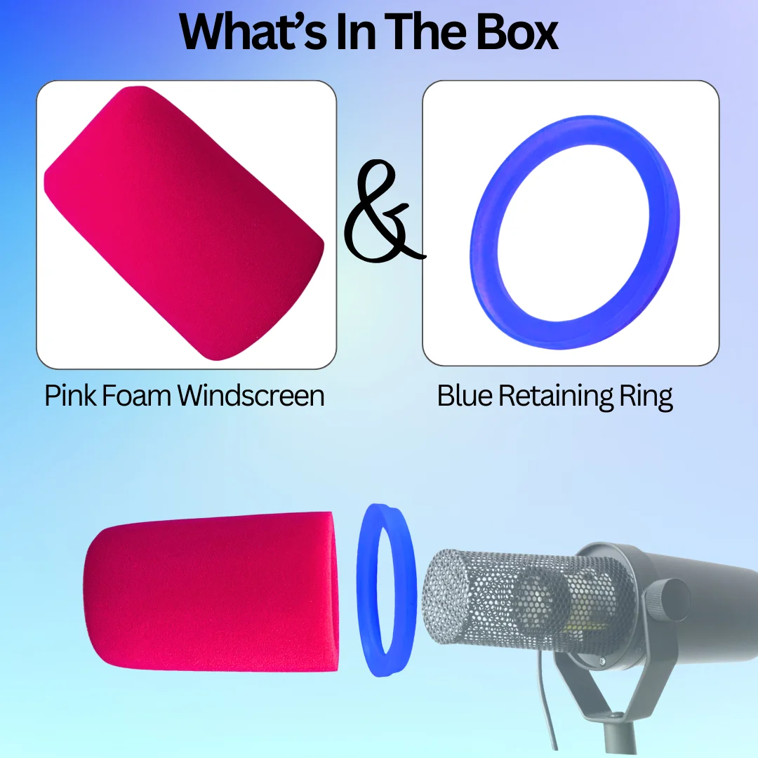 SM7B Mic Pop Filter Replacemen - Microphone Pop Filter Foam Windscreen review and price