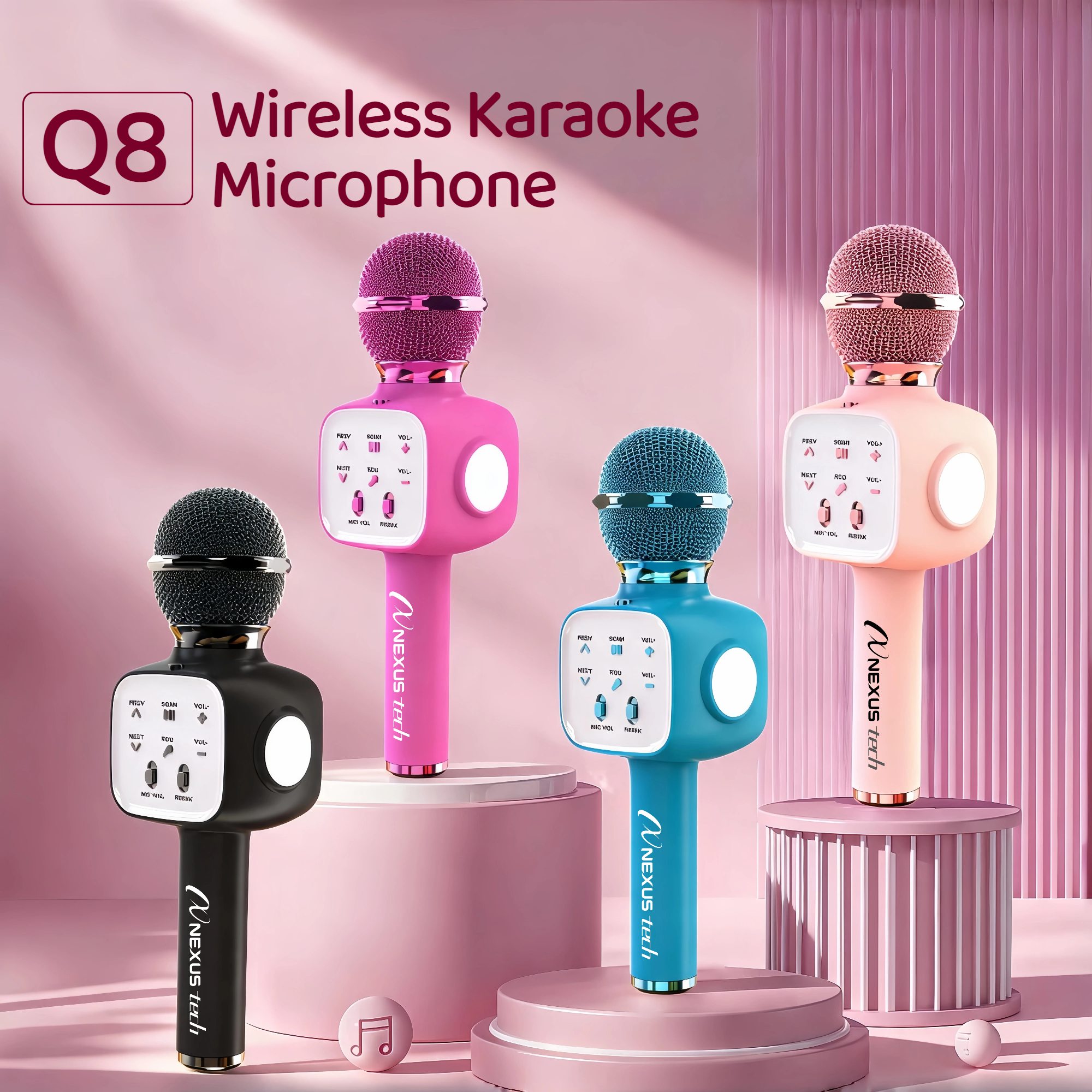 Halloween Premium Wireless Kar - Bluetooth Karaoke Microphone Handheld review and price