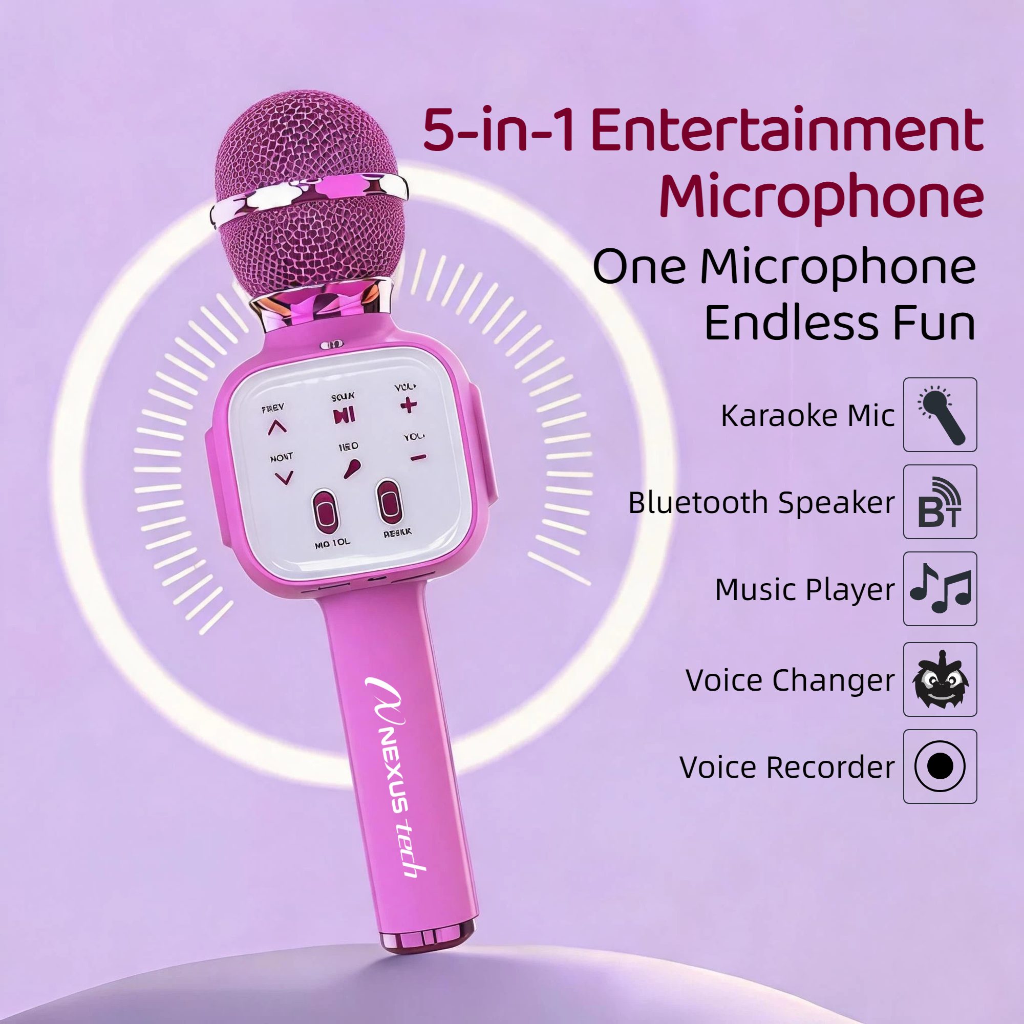 Halloween Premium Wireless Kar - Bluetooth Karaoke Microphone Handheld review and price