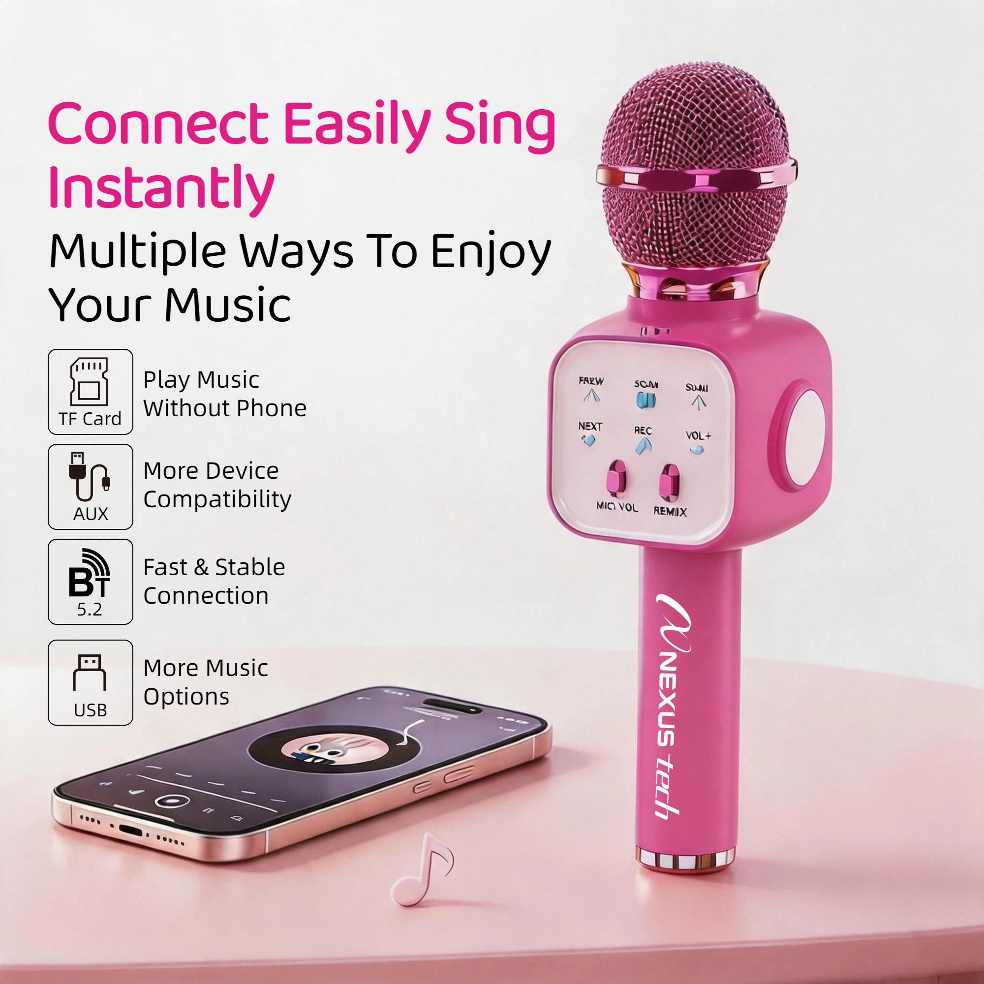 Halloween Premium Wireless Kar - Bluetooth Karaoke Microphone Handheld review and price