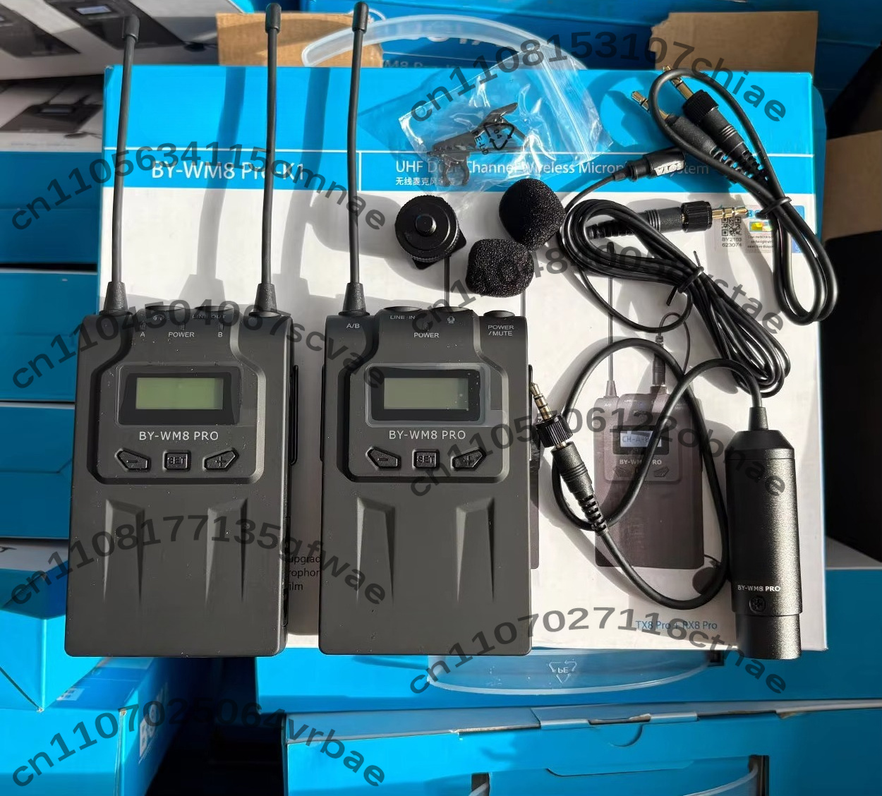 BY-WM8 Pro-K1 wireless lavalie - Wireless Lavalier Microphone Dual Receiver review and price