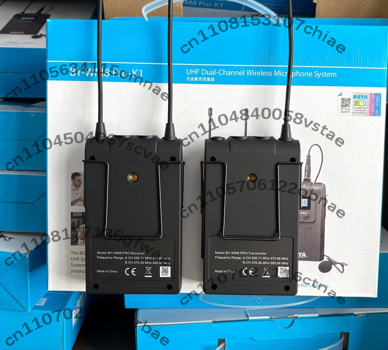 BY-WM8 Pro-K1 wireless lavalie - Wireless Lavalier Microphone Dual Receiver review and price