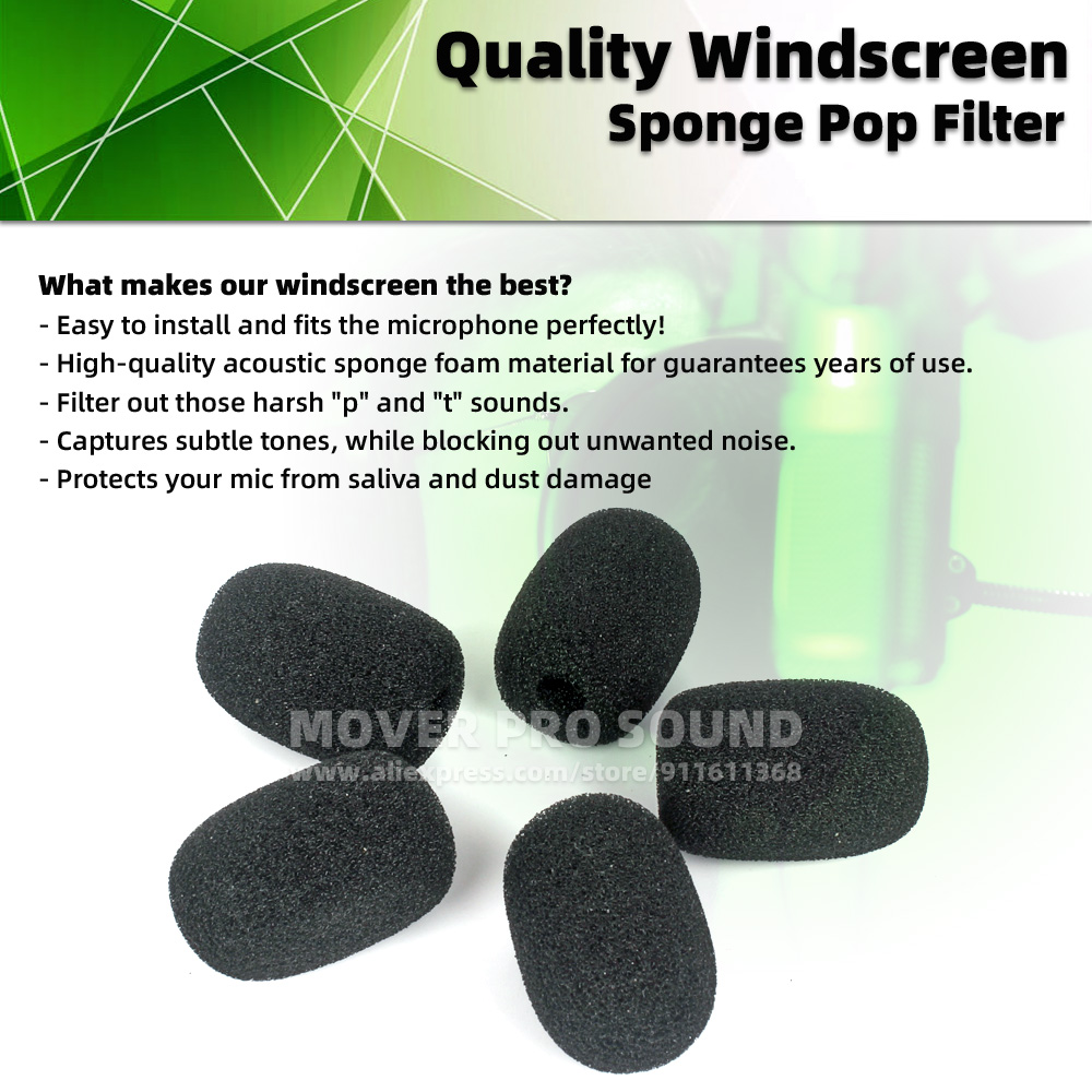 SnapVox Compatible With SHURE  - Microphone Pop Filter Foam Windscreen review and price