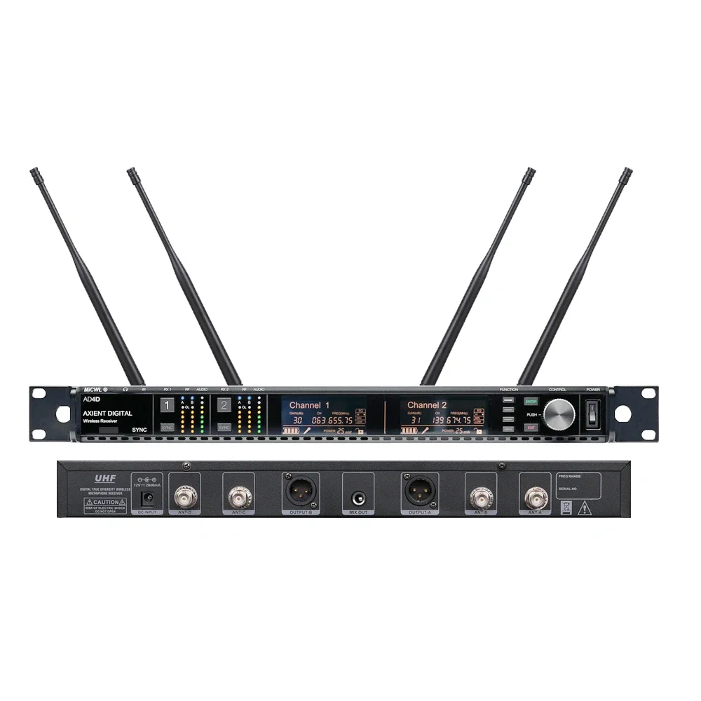 Professional WCM16 Black Cardi - Uhf Wireless Microphone System Dual Channel review and price