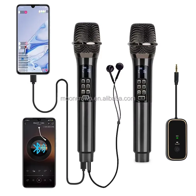 BOLRZO Sound card wireless dyn - Bluetooth Karaoke Microphone Handheld review and price