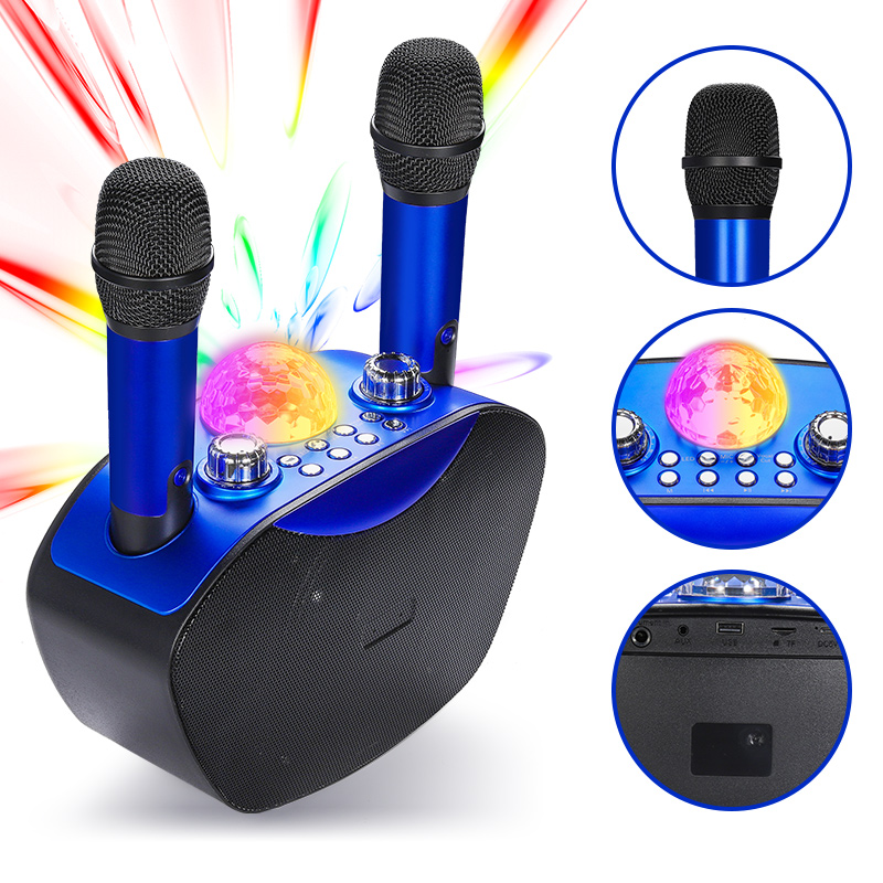 Mini Subwoofer Speaker Portabl - Bluetooth Karaoke Microphone Handheld review and price