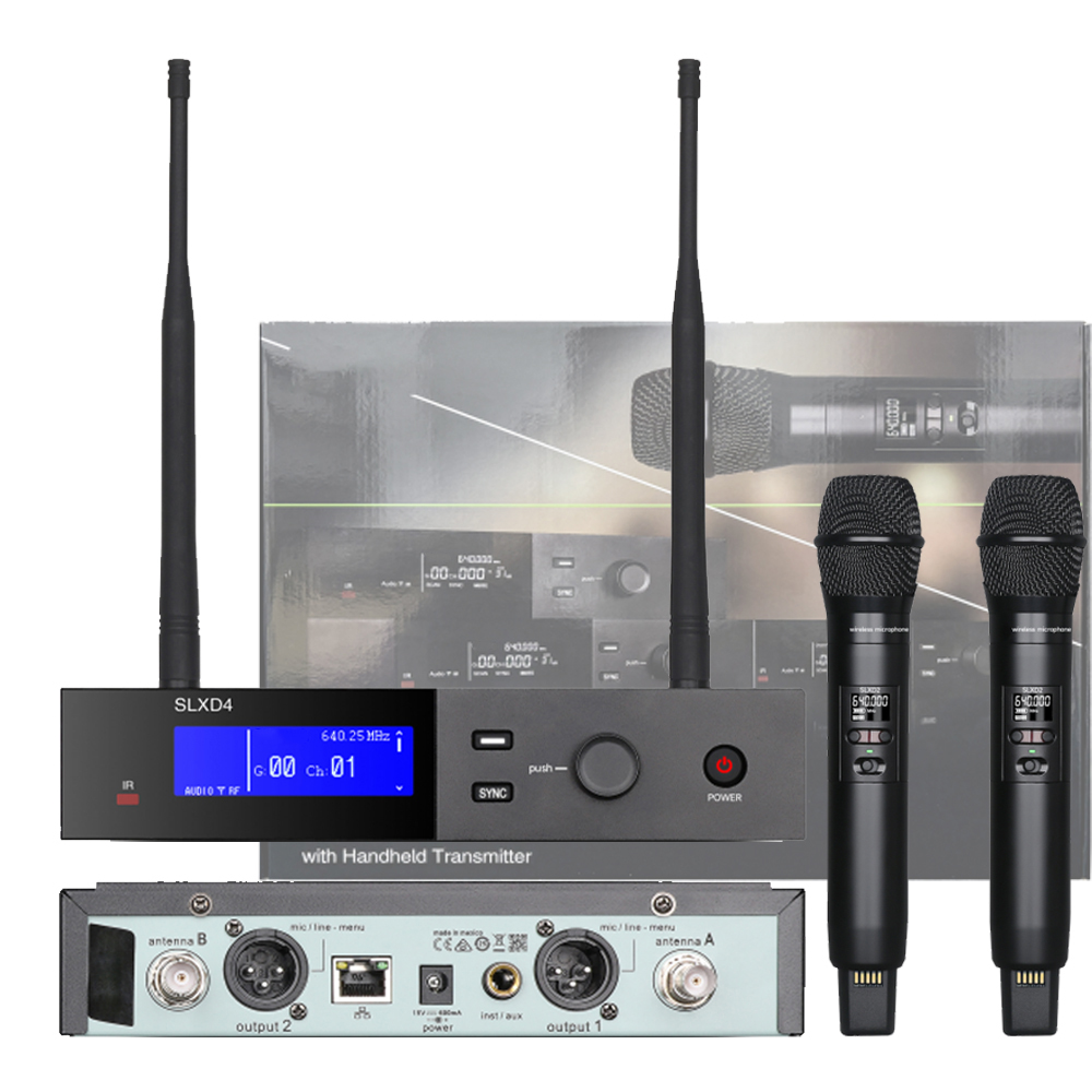 SLXD4 SLXD2 Dual Channel Mic S - Uhf Wireless Microphone System Dual Channel review and price
