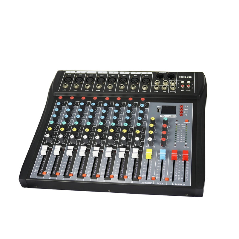 8 Channel Audio Mixer with 99  - Karaoke Amplifier Mixer Bluetooth review and price