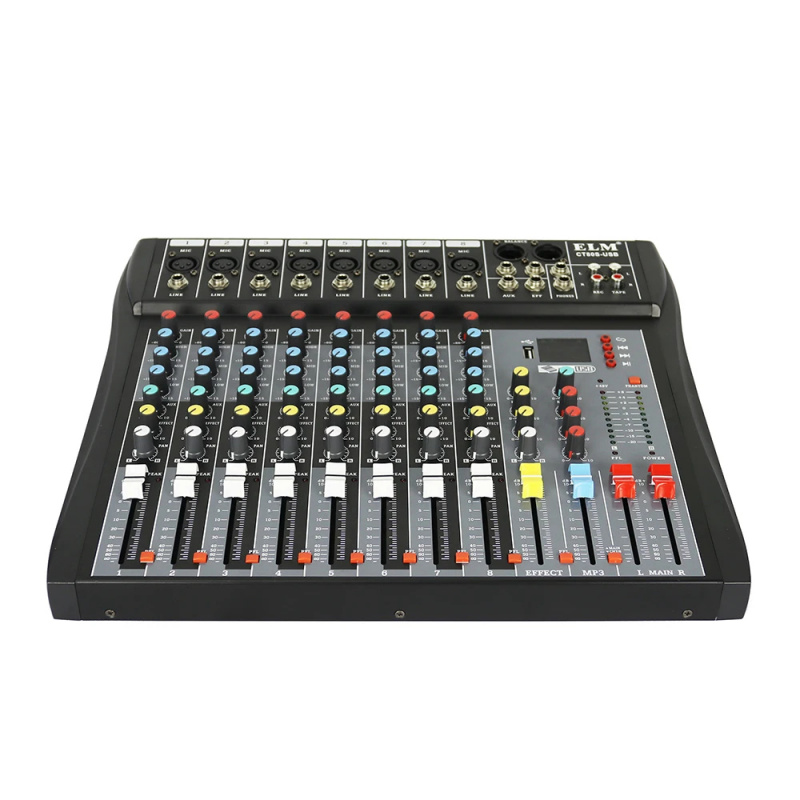 8 Channel Audio Mixer with 99  - Karaoke Amplifier Mixer Bluetooth review and price