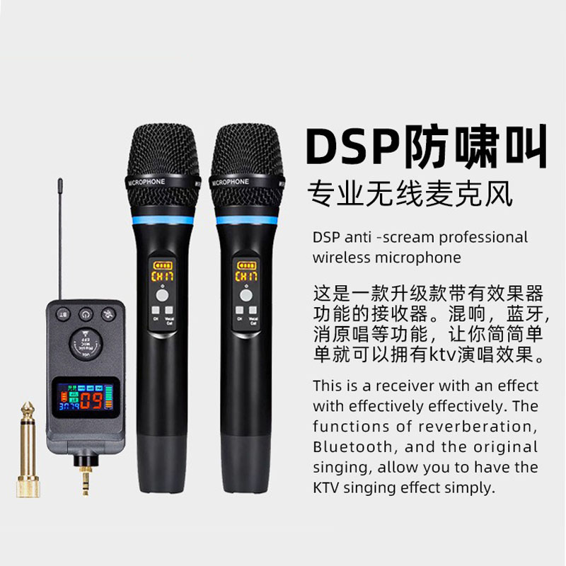Universal with DSP anti-howlin - Bluetooth Karaoke Microphone Handheld review and price