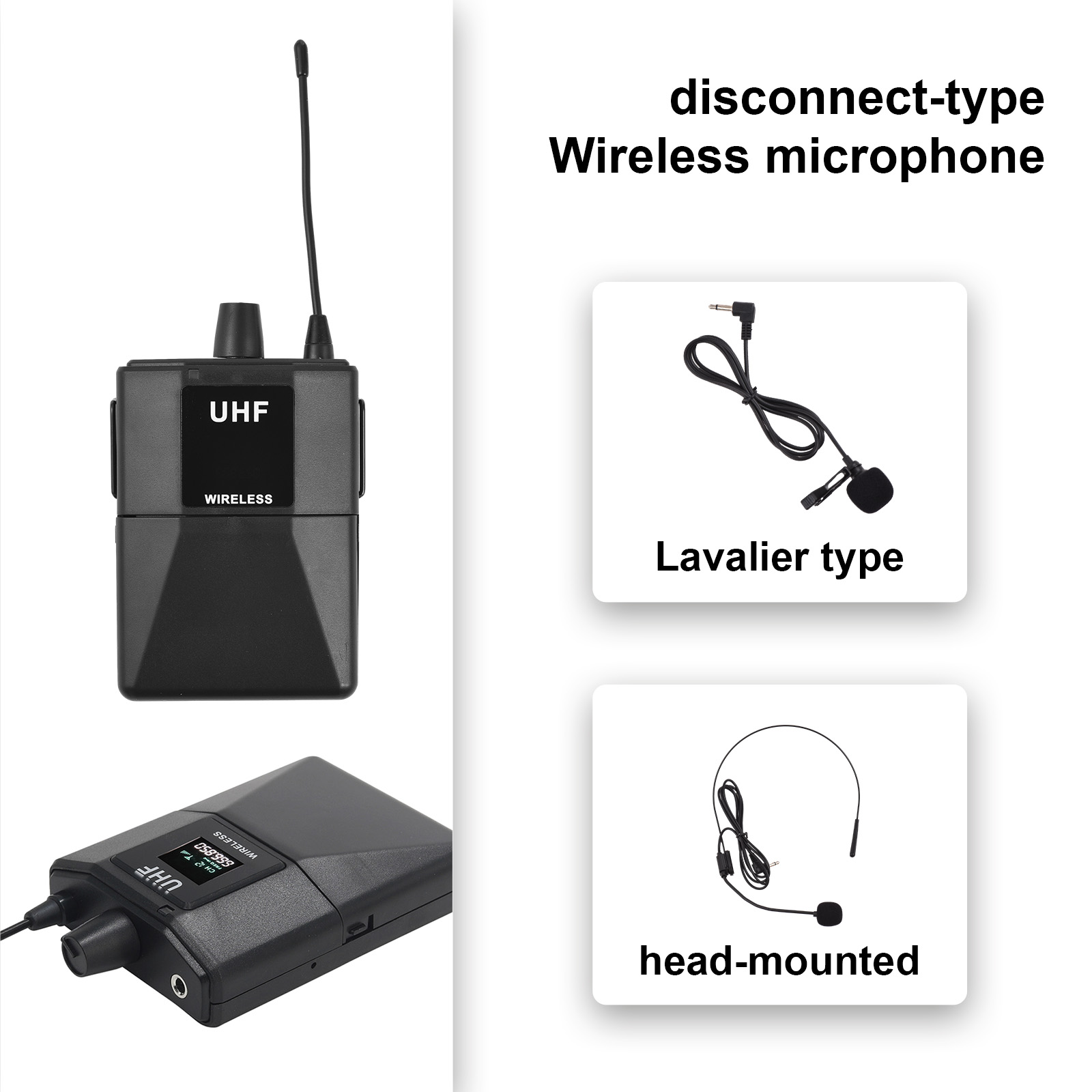Wireless Microphone Profession - Wireless Lavalier Microphone Dual Receiver review and price