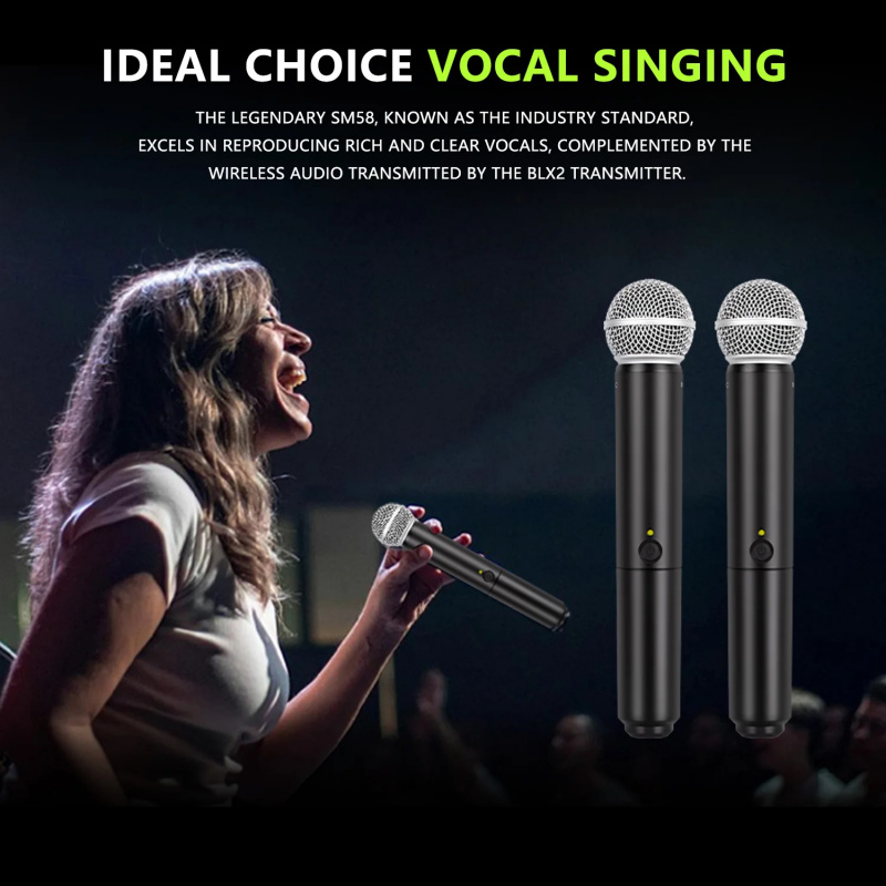 Dual Channel UHF Wireless Hand - Uhf Wireless Microphone System Dual Channel review and price