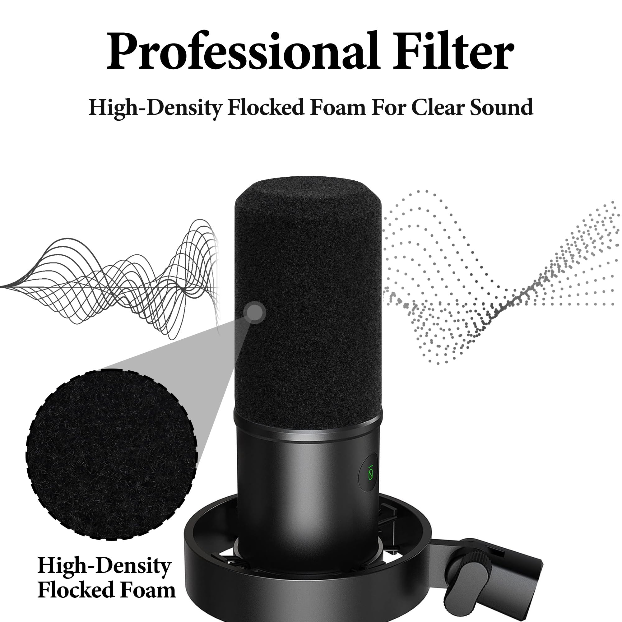 Microphone Pop Filter for FIFI - Microphone Pop Filter Foam Windscreen review and price