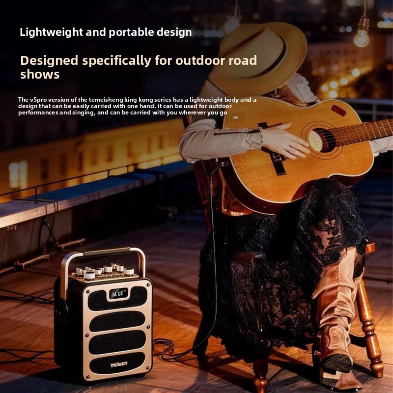 For TEMEISHENG V5Pro Bluetooth - Pa Sound System Battery Portable Outdoor review and price